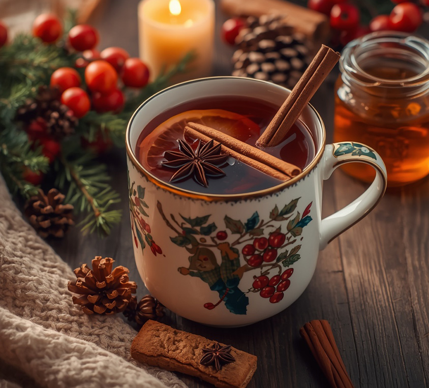 Przepis na Magic Xmas Leo Tea z pomarańczą i miodem